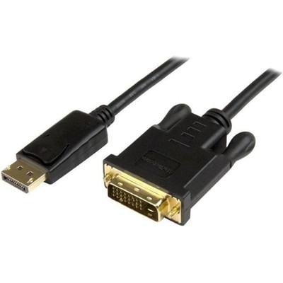 StarTech.com DisplayPort to DVI Converter Cable - DP to DVI Adapter - 3ft - 1920