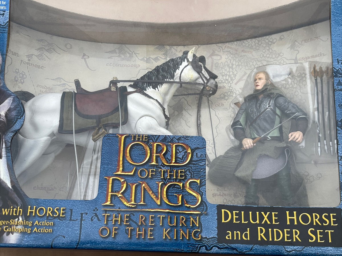 ToyBiz Lord of The Rings Deluxe Horse and Rider Set Gandalf
