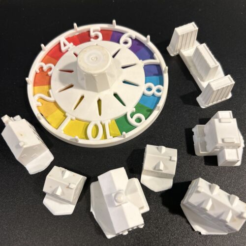 The Game of Life -- Replacement Parts 1985 Spinner & 7 Buildings