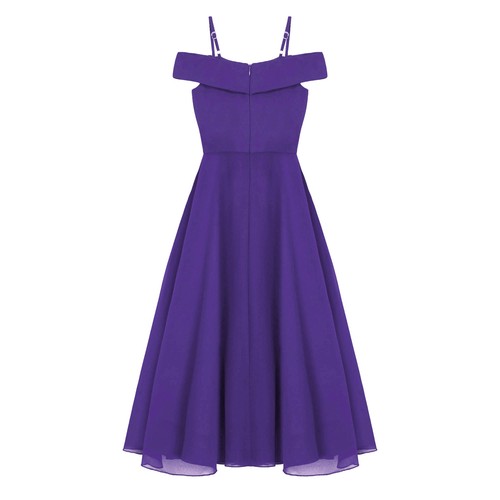 UK Kids Girls Formal Party Dress Flower Wedding Bridesmaid Communion Gown Prom - Picture 53 of 67