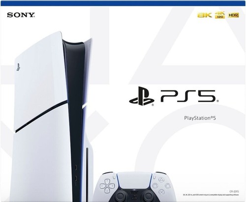 Sony PlayStation 5 Slim Console - White - Picture 2 of 5