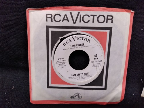 Floyd Cramer I Wanna Be Free/Papa Gene's Blues 45 RPM 7" RCA 47-9157 PROMO 1967 - Picture 4 of 4