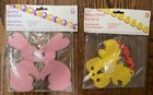 Vintage Bunny and Baby Chick Paper Garland Amscan 10' each -  Made in Austra