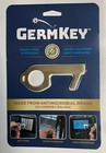 Germ Key Keychain Door Opener No Touch Antimicrobial Brass New