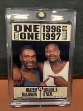 1996-97 Upper Deck Collector's Choice One on One #357 Shaquille O'Neal & Hakeem