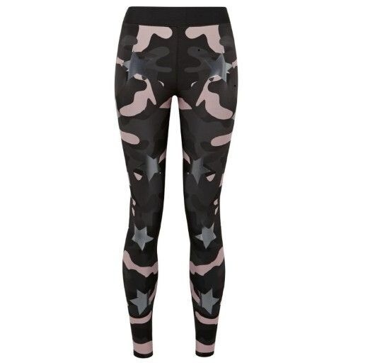 Ultracor Lux Knockout Star Camouflage Leggings Black & Blush Pink Size X-Small