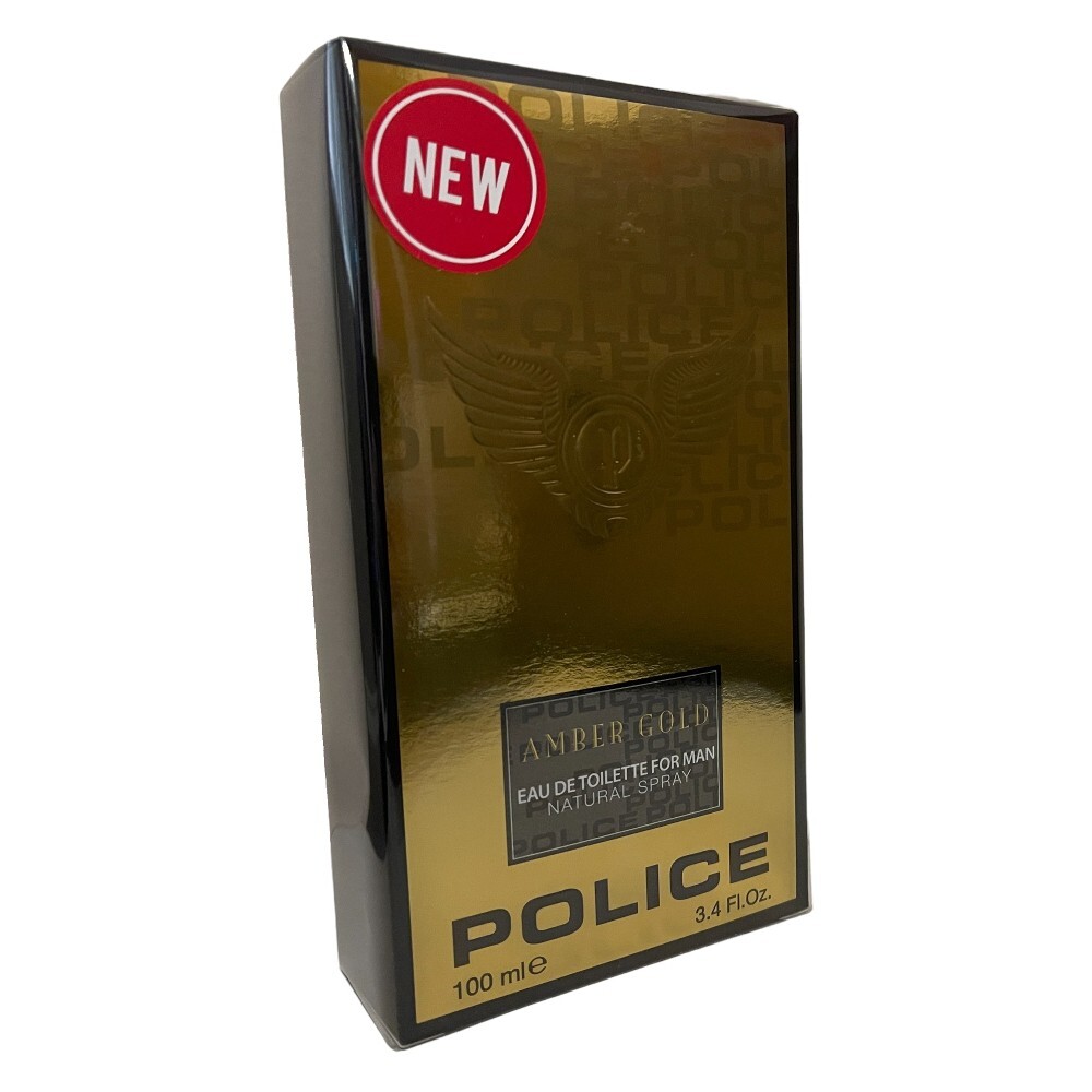 Police Men's Misc Amber Gold Man Eau De Toilette 100Ml In - Image 4