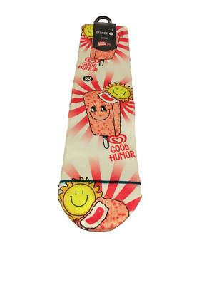 Stance Casual GOOD HUMOR Ice Cream Bars Crew Socks 1 Pair Men's Size L 9-13 NWT