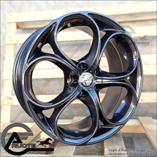 DRAKE AL 4 CERCHI IN LEGA NAD 18 ET33 ALFA ROMEO GIULIA STELVIO GIULIETTA TONALE - Imagen 5 de 7