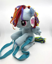 My Little Pony Rainbow Dash Plush Backpack w/ Adjustable Straps 2014 with Tag