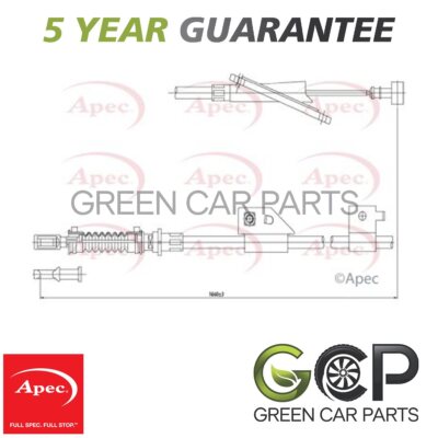 Apec Rear Right Hand Brake Cable Fits Nissan Almera 1.5 1.8 2.2 D dCi