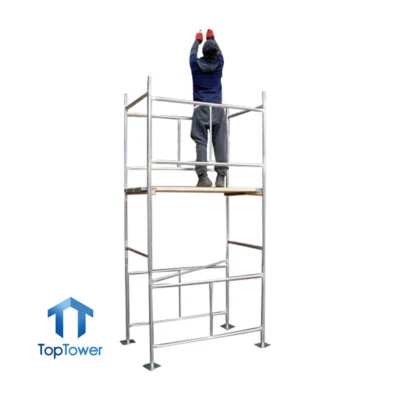 Scaffold Tower, Boards Option 3.8m 4x2ft 6in x 12ft 6in WH DIY Galvanised Towers
