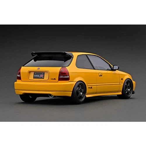 ignition model 1/18 Honda CIVIC (EK9) Type R Yellow Finished