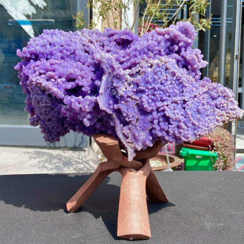 16.09LB Grape Agate Specimen,Metaphysical,Quartz Crystal,Unique - Picture 3 of 23