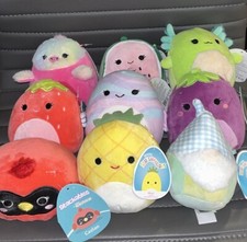Lot Of 9 Squishmallow Stuffed Animal Plush Lot 5 New With Tag