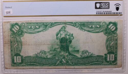 1902 $10 National., HUSTONVILLE, KY., #2917., Store #LGNB001 - Picture 2 of 2