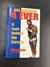 Arn Anderson 4 Ever Signed Hardcover Book Horsemen Wrestling WWF WWE AEW