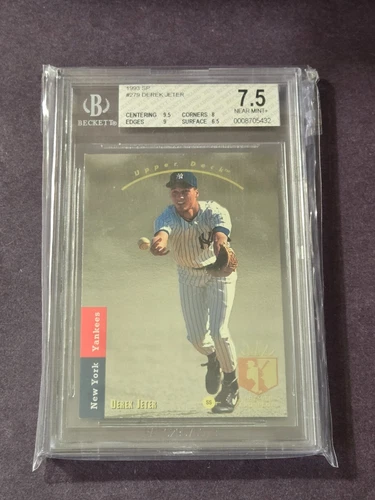 1993 SP Derek Jeter Rookie RC Foil #279 BGS 7.5
