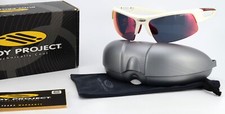 RUDY PROJECT Sonnenbrille EXOWIND SP 10--69 White Gloss Multi LS Red Wrap Italy