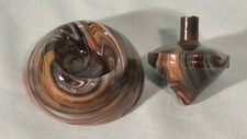 ANDY DAVIS, Glass Art Spinning Top Base, Tribute to Friendship Run , 079D
