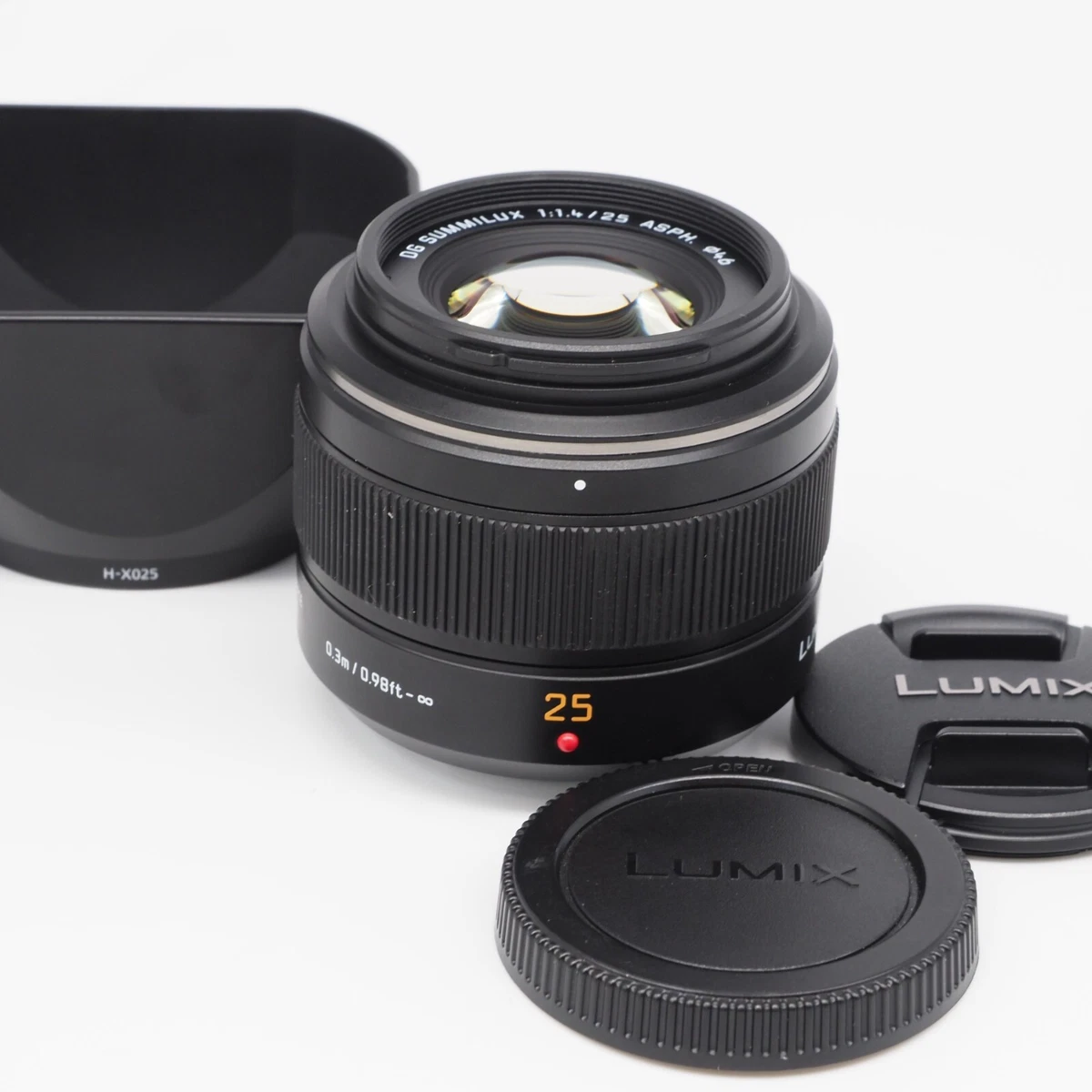Near Mint ] Panasonic LUMIX LEICA DG SUMMILUX 25mm F1.4 ASPH. Lens