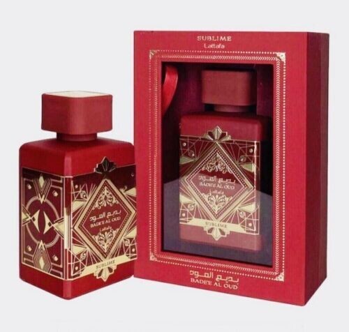 Badee Al Oud Sublime von Lattafa Eau De Parfum 3,4 Unzen/100 ml Spray Neu mit Box - Bild 1 von 2