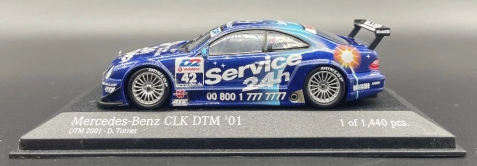 Minichamps 1/43 Mercedes Benz CLK cupé DTM 2001 Team Rosberg Tumer 400013742 Foto 2 de 4