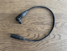 Pearstone AU0811 Noiseless XLR Male to Angled XLR Female Microphone Cable