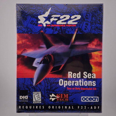F-22: Red Sea Operations, 1998, Big Box, New & Sealed