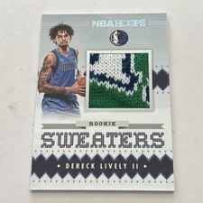 2023-24 Panini NBA Hoops - Rookie Sweaters Dereck Lively #RSW-DLV (MEM, RC)