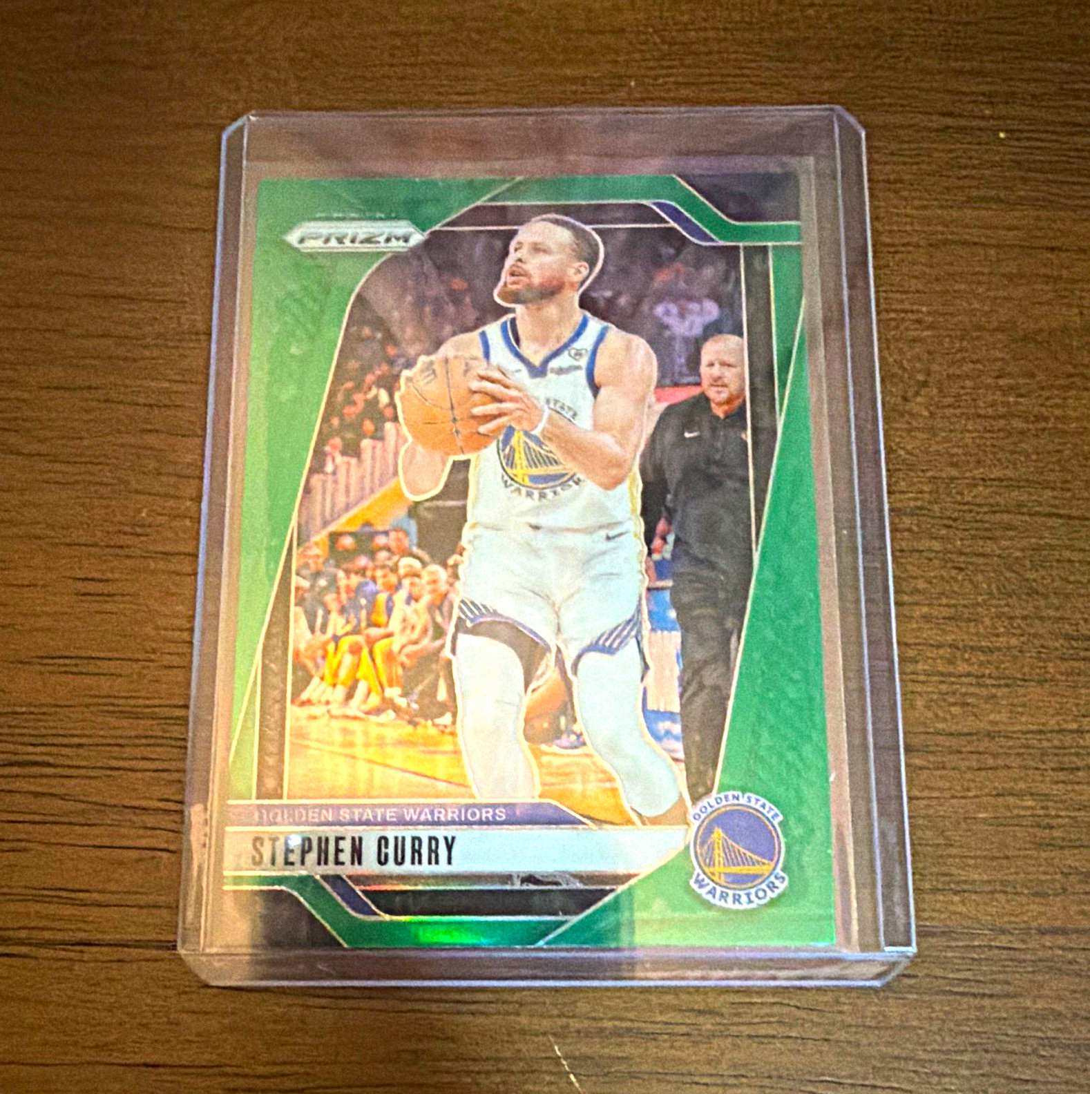 Panini 2023-24 Prizm Stephen Curry Golden State Warriors Basketball #134 Green