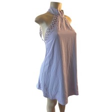 NWT S Lulus Lulu's Any Sway, Shape, Or Form Lavender Purple Lace Halter Dress