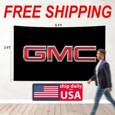 GMC 3x5 FT Flag Banner Sierra Denali Canyon Gm General Motor Company FREE Shipp