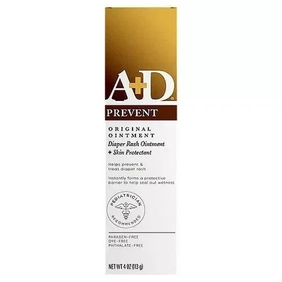 A+D Original Prevent Original Ointment Diaper Rash & Skin 1.5oz 07/2026