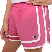 Champion Girls Active Pull-On Comfort Fit Drawstring Woven Short Pink XL 14/16