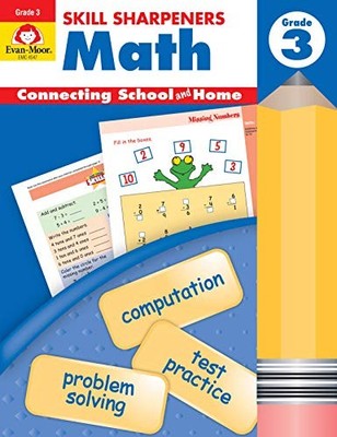 Skill Sharpeners Math, Grade 3 - paperback Cheney, Martha|Tuttle, Wes|Tuttle...