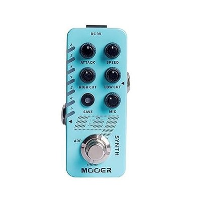 Used Very Good Mooer E7 Guitar Synthesizer Effector