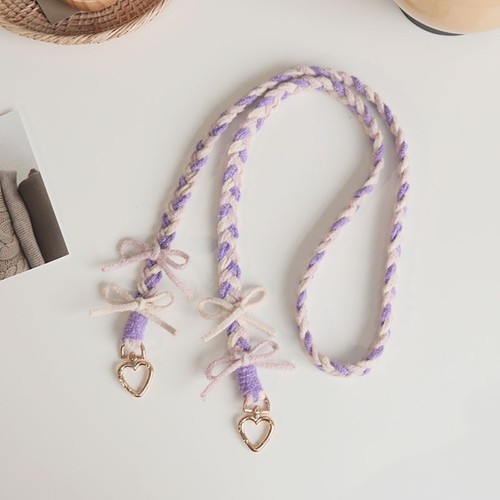 Bowknot Phone Lanyard Handmade Crossbody Bag Strap Creative Phone Wrist Strap - Photo 14 sur 18