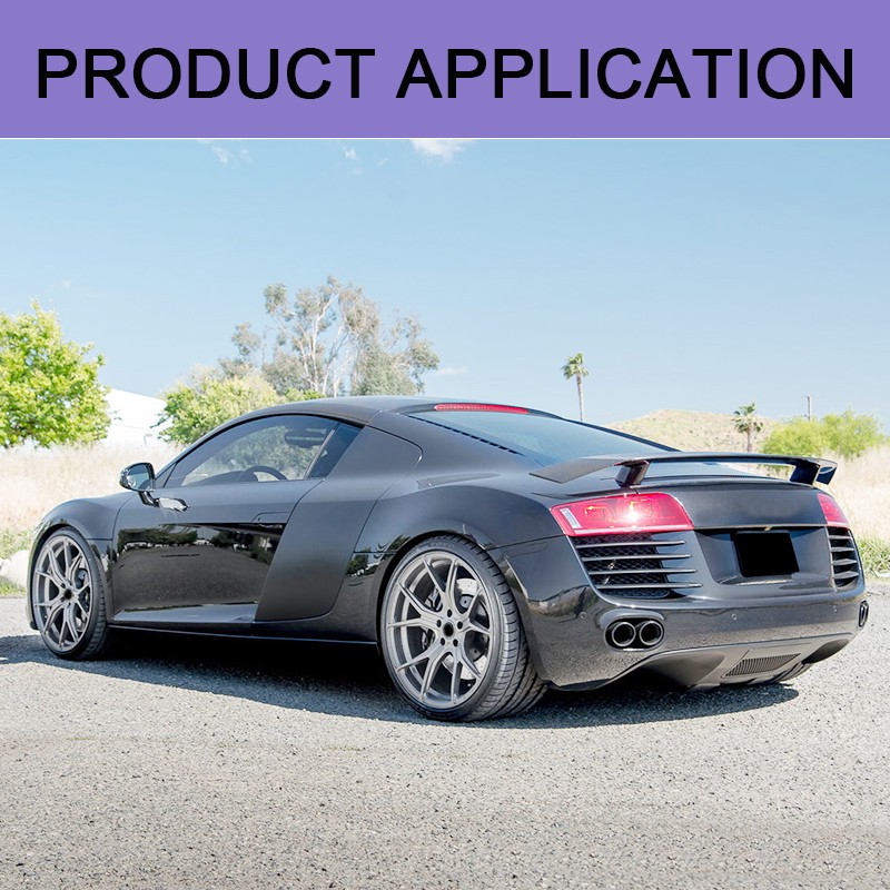 For Audi R8 GT V8 V10 Coupe 2008-2015 REAL CARBON Rear Trunk Spoiler Racing Wing