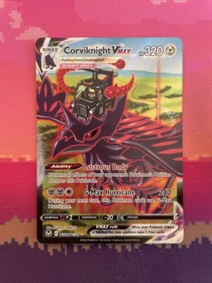 Pokemon Karte Corviknight VMAX TG19/TG30 Trainer Gallery Full Art Near Mint