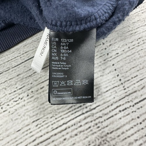 H&M Sequin Poodle Dog Sweater Girls Size 6 / 8 Long Sleeve Pullover - BLUE - Picture 5 of 8