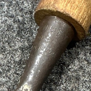  Stanley vintage Wood Handle Butt Chisel, Steel Blade, Brown/Gray, 1-Piece