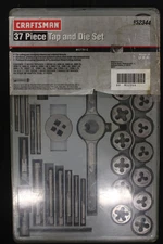 Vintage Craftsman 37 Piece Tap and Die Set #52344 - Complete
