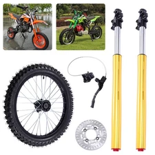 Front Forks Kit Wheel 70/100-19 Brake Triple Shock for TTR125 XR100 Dirt Bike