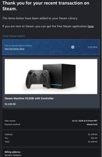 Valve Steam Machine 512GB with Steam Controller (SHIPS AS SOON AS IT ARRIVES)