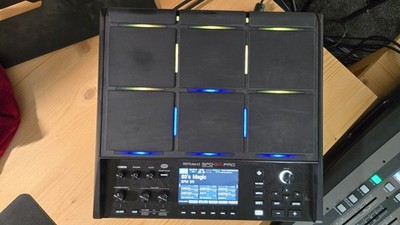 Roland SPD-SX PRO Sampler Pad, Schwarz mit Percussion Pad Stand