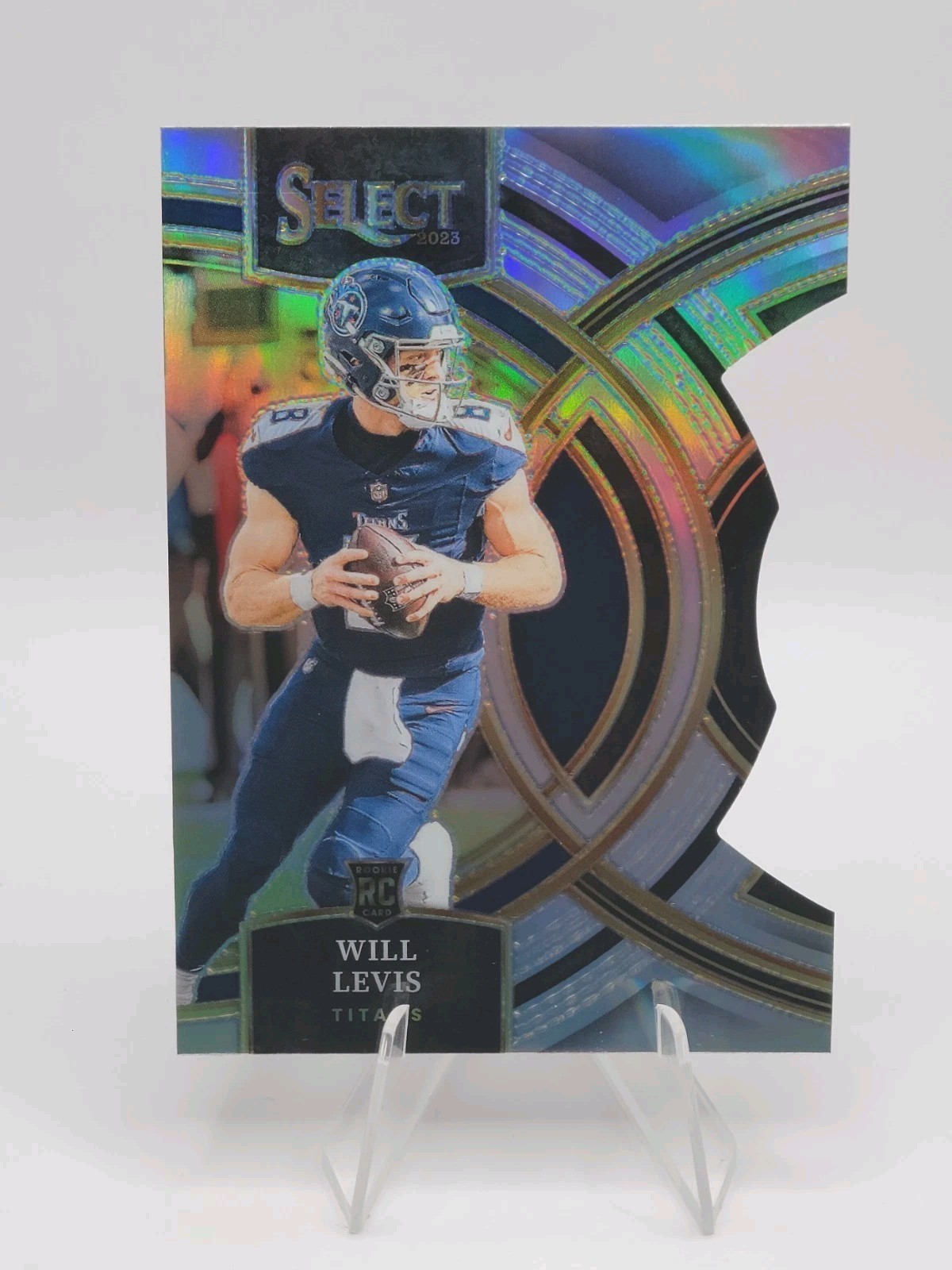 2023 Panini Select Football Will Levis Premier Silver RC #148 Tennessee Titans