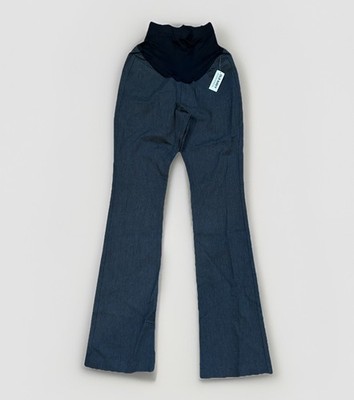 NWT Old Navy Maternity Pixie Flare dark gray XS 2 stretchy full panel