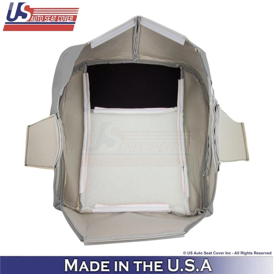 Cubiertas de repuesto grises para parte superior/inferior de cuero para pasajero para Cadillac CTS 2003-2007 Foto 4 de 4