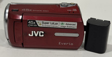 JVC Everio GZ-MS230RU 8GB Internal Memory Video Camcorder Red NO CHARGER